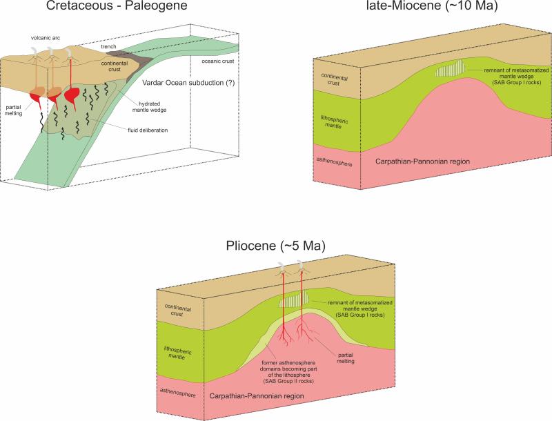 Fossil metasomatized and newly-accreted fertile lithospheric mantle volumes beneath the Bakony-Balaton Highland Volcanic Field (central Carpathian-Pannonian region)