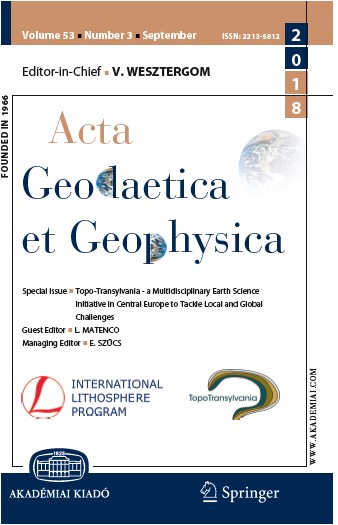 Acta Geodaetica et Geophysica, Volume 53, 2018 borítóképe