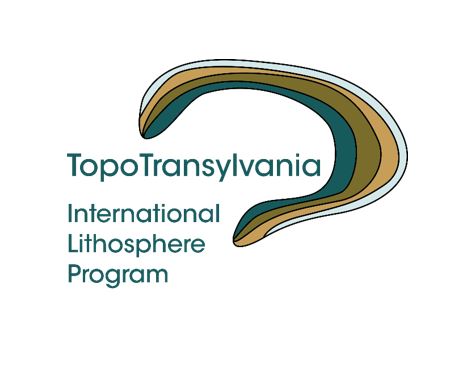 TopoTransylvania International Lithosphere Program logója