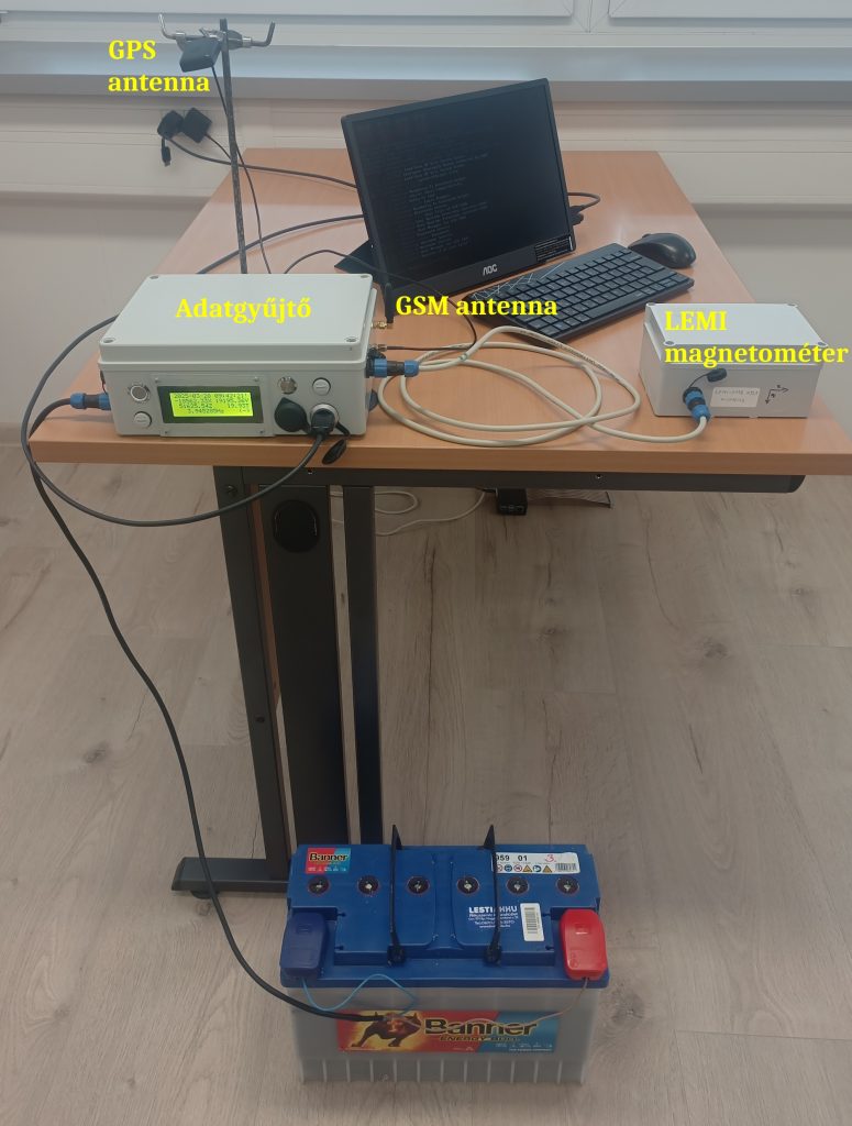 Az adatgyűjtő-rendszer második változata a LEMI magnetométer vezérléséhez