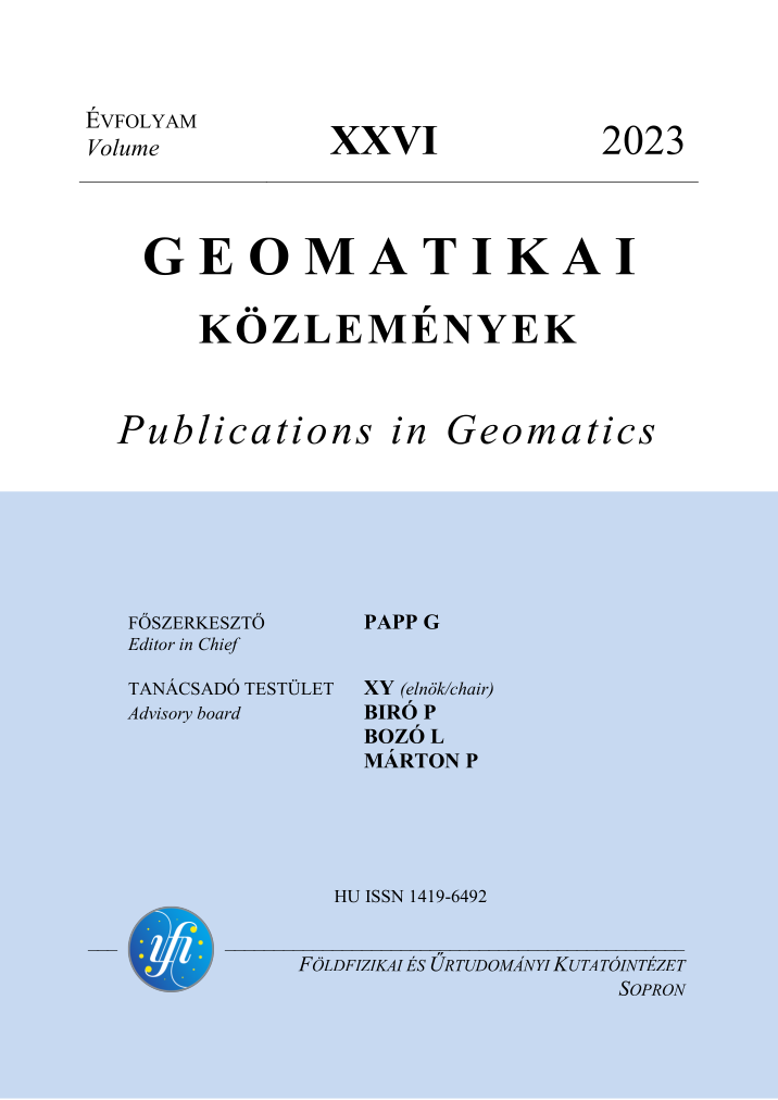 Geomatikai közlemények