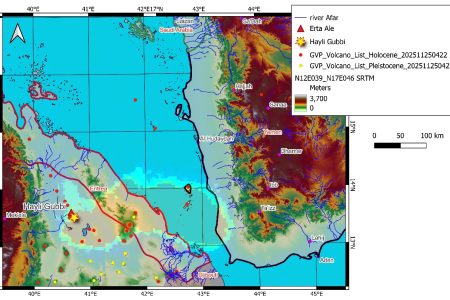 Beszámoló az etiópiai Hayli Gubbi vulkán robbanásos kitöréséről